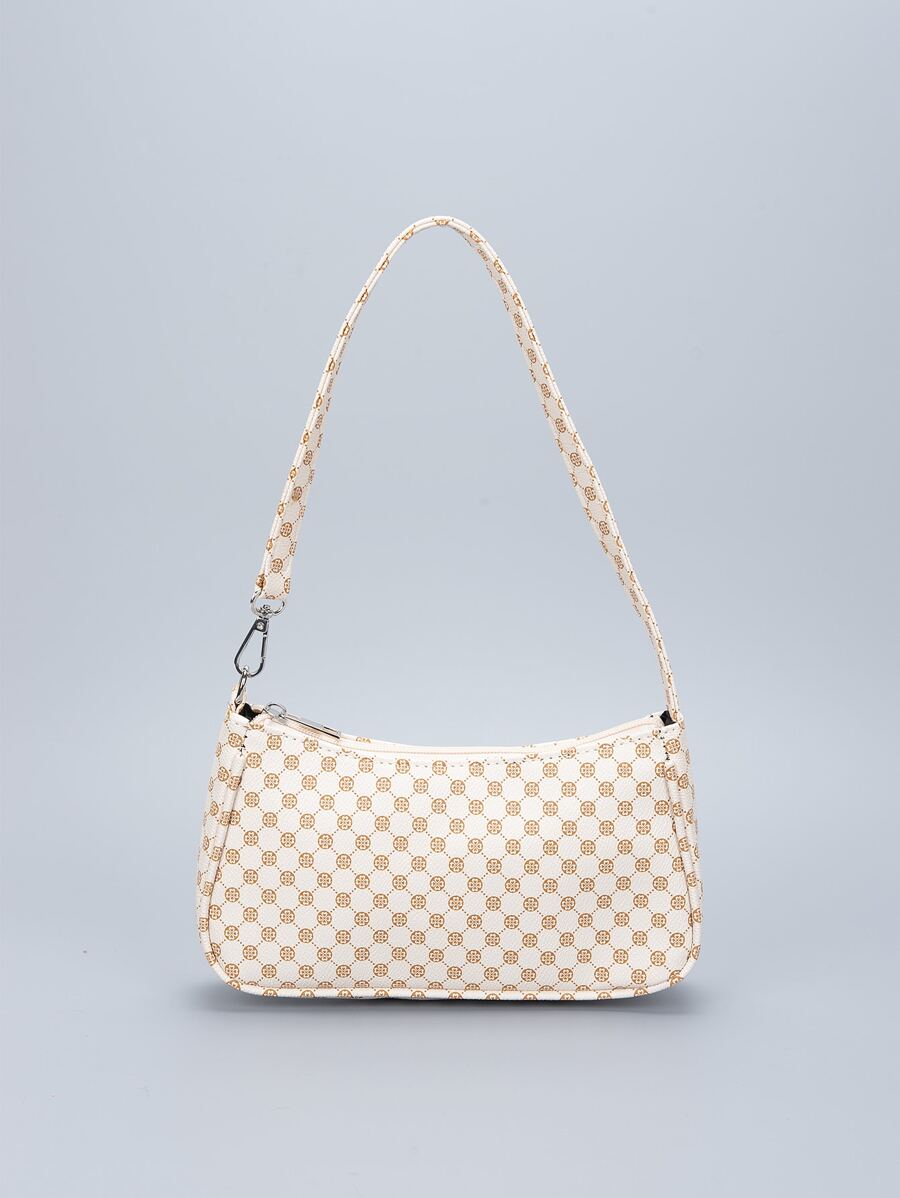 Họa tiết Hình học Cái túi - Màu be - Xem 1