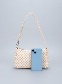 Họa tiết Hình học Cái túi - Màu be - Xem 6