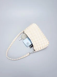 Họa tiết Hình học Cái túi - Màu be - Xem 7