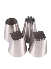 4pcs Stainless Steel Piping Nozzle