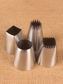 4pcs Stainless Steel Piping Nozzle