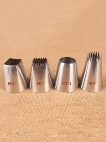 4pcs Stainless Steel Piping Nozzle