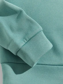 Manfinity VCAY Men Cartoon Face Print Hoodie - Green - View 4