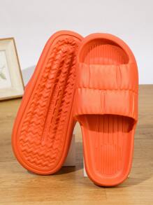 Chanclas banda única neón naranja - Naranja - Ver 4