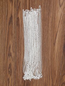 20pcs Chain DIY Jewelry Accessory - Silver - View 3