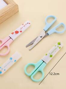 1 pieza Tijeras con estampado de letra al azar arte - Multicolor - Ver 2