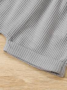 Baby Boy 3pcs Solid Elastic Waist Shorts - Multicolor - View 4