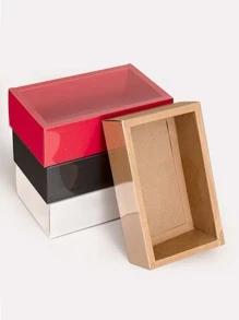 2 piezas Caja de regalo unicolor al azar - Multicolor - Ver 2