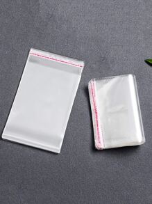100 piezas Bolsa de regalo transparente - transparente - Ver 1
