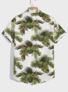 Manfinity Men Tropical Print Shirt Without Tee - Multicolor - View 2