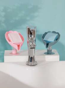 1pc Punch-free Random Color Soap Dish - Multicolor - View 3