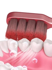 5pcs Plain Toothbrush - Multicolor - View 4