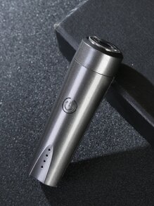 Hombres 1 pieza Afeitadora de barba portátil eléctrico - Gris Oscuro - Ver 1