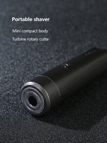 Hombres 1 pieza Afeitadora de barba portátil eléctrico - Gris Oscuro - Ver 5