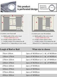漸層單片窗簾 - 彩色 - 查看 3