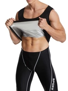 运动户外 1 件装 男士 PU 运动紧身胸衣 塑身衣 腰部训练器紧身胸衣