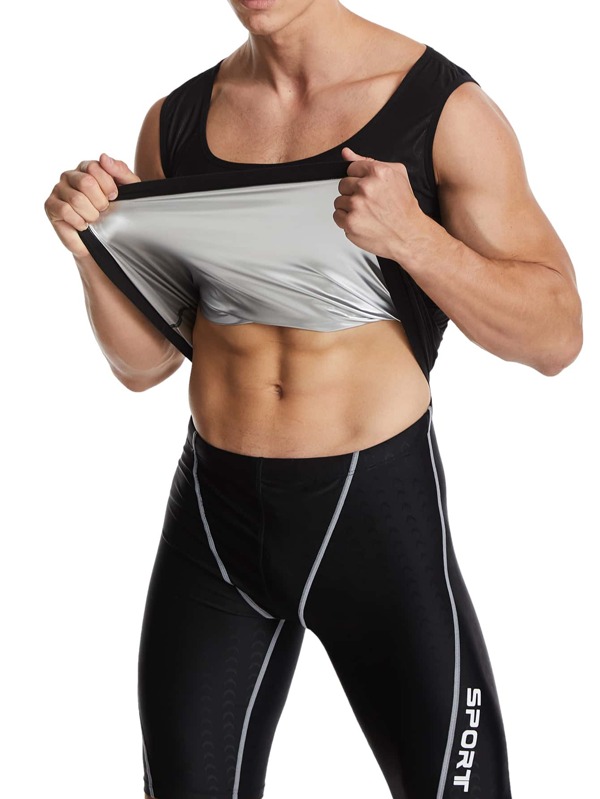 Sports Outdoor 1pc Men PU Sports Corset Shapewear Waist Trainer Corset