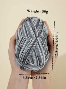 1skein Color Block Yarn - Multicolor - View 2