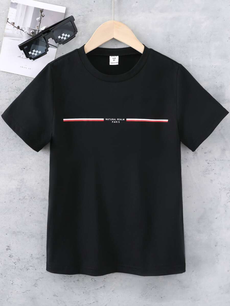 Boys Letter Graphic Tee