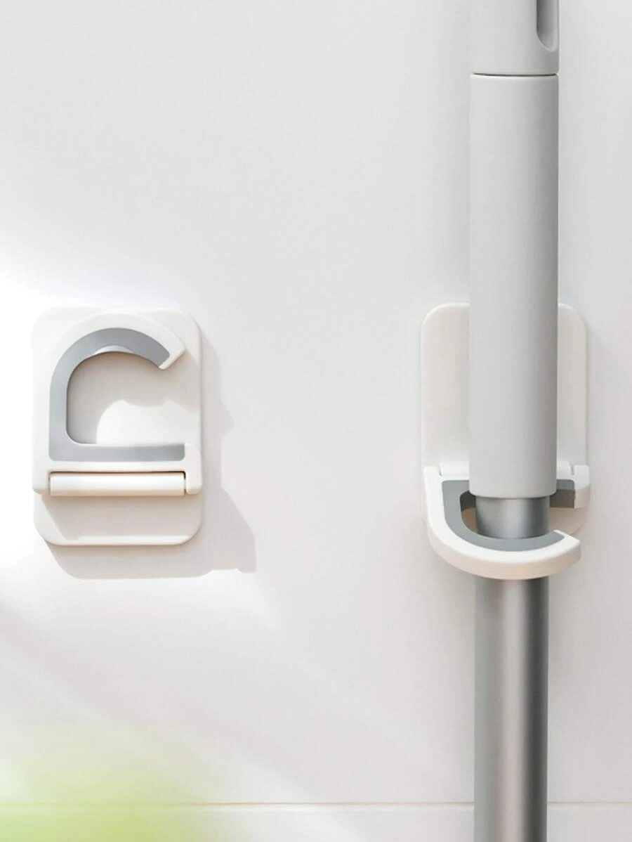 1pc Wall Mounted Mop Holder - Multicolor - View 1