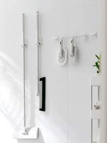 1pc Wall Mounted Mop Holder - Multicolor - View 4
