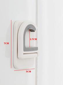 1pc Wall Mounted Mop Holder - Multicolor - View 6