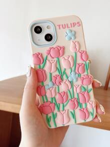 ốp điện thoại hoa tulip - Nhiều màu - Xem 2