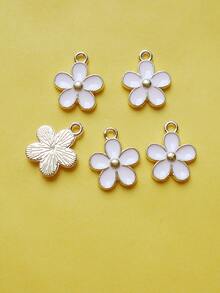 5 piezas Colgante DIY flor - Multicolor - Ver 3