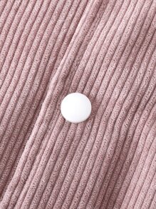 Girls Letter Patched Colourblock Teddy Lined Bomber Jacket - Pink - View 6