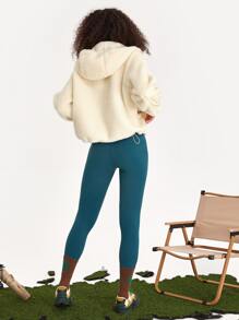 GLOWMODE Cozy to the Core Zip-Up Hoodie - Beige - View 10