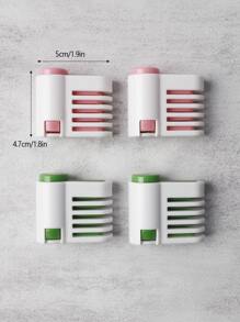 2pcs 5 Layer Bread Slicer, Cake Bread Cutter, Cutting Bread Knife, Splitter, Toast Slicer, Kitchen Baking - Multicolor - View 2