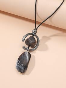 Collar colgante geométrico - Multicolor - Ver 3