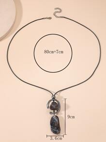 Collar colgante geométrico - Multicolor - Ver 4