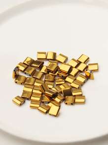50pcs Bead DIY Jewelry Accessory - Yellow Gold - View 1