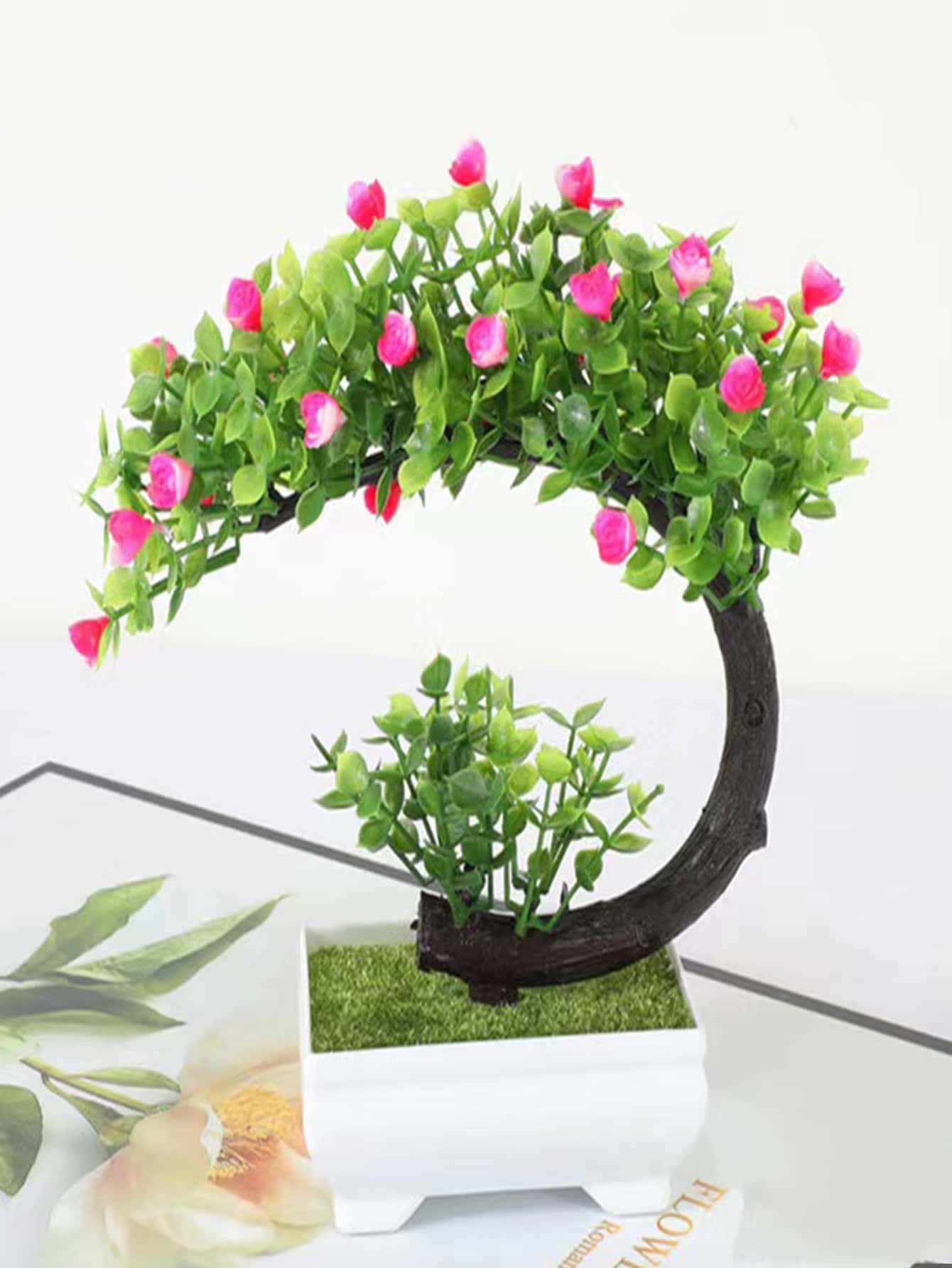1入組人造盆栽植物 - 彩色 - 查看 1