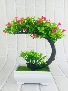 1入組人造盆栽植物 - 彩色 - 查看 5