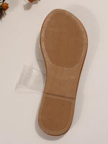 Sandalias con tira transparente - transparente - Ver 5