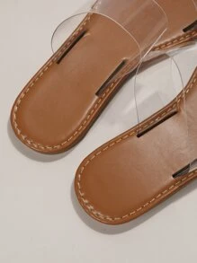 Sandalias con tira transparente - transparente - Ver 6