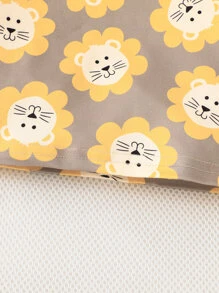 Baby Boy Cartoon Graphic Tee & Sweatpants - Multicolor - View 6