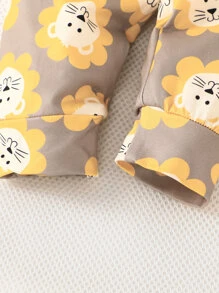 Baby Boy Cartoon Graphic Tee & Sweatpants - Multicolor - View 8