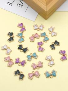 20pcs Alloy Bow DIY Pendant Valentines - Multicolor - View 3