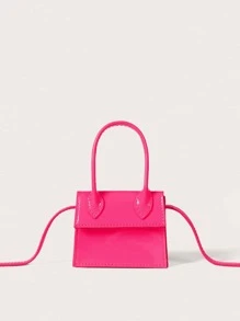 Mini Flap Satchel Bag pink - Pink - View 2