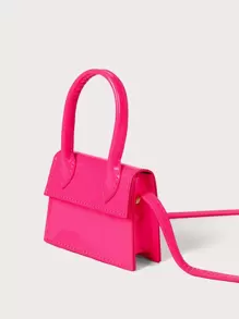 Mini Flap Satchel Bag pink - Pink - View 3