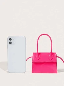 Mini Flap Satchel Bag pink - Pink - View 5