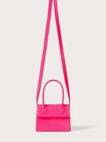 Mini Flap Satchel Bag pink - Pink - View 6