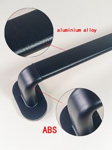 1入組免打孔毛巾杆