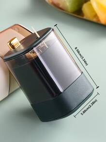 1pc Press Toothpick Holder - Green - View 2