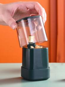 1pc Press Toothpick Holder - Green - View 3