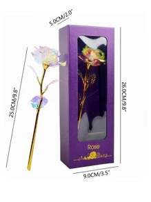 1 hoa nhân tạo & 1 hộp quà tặng & 1 thiệp chúc mừng - Trong sáng - Xem 2