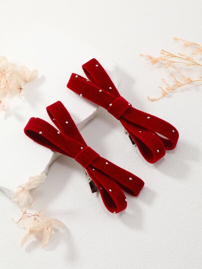 2pcs Black Intersecting Crystal Studded Alligator Hair Clips For Women, Suitable For Daily Use Elegant Claw Clips Hair Claws Hair Barrettes, School Stuff